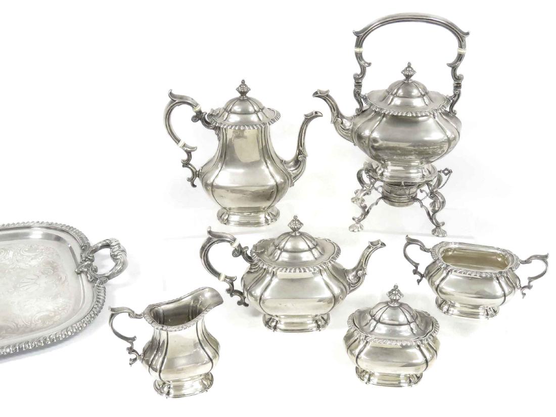 SET GORHAM STERLING TEA/COFFEE SET INCLUDING TEAPOT,, (1 of 3)
