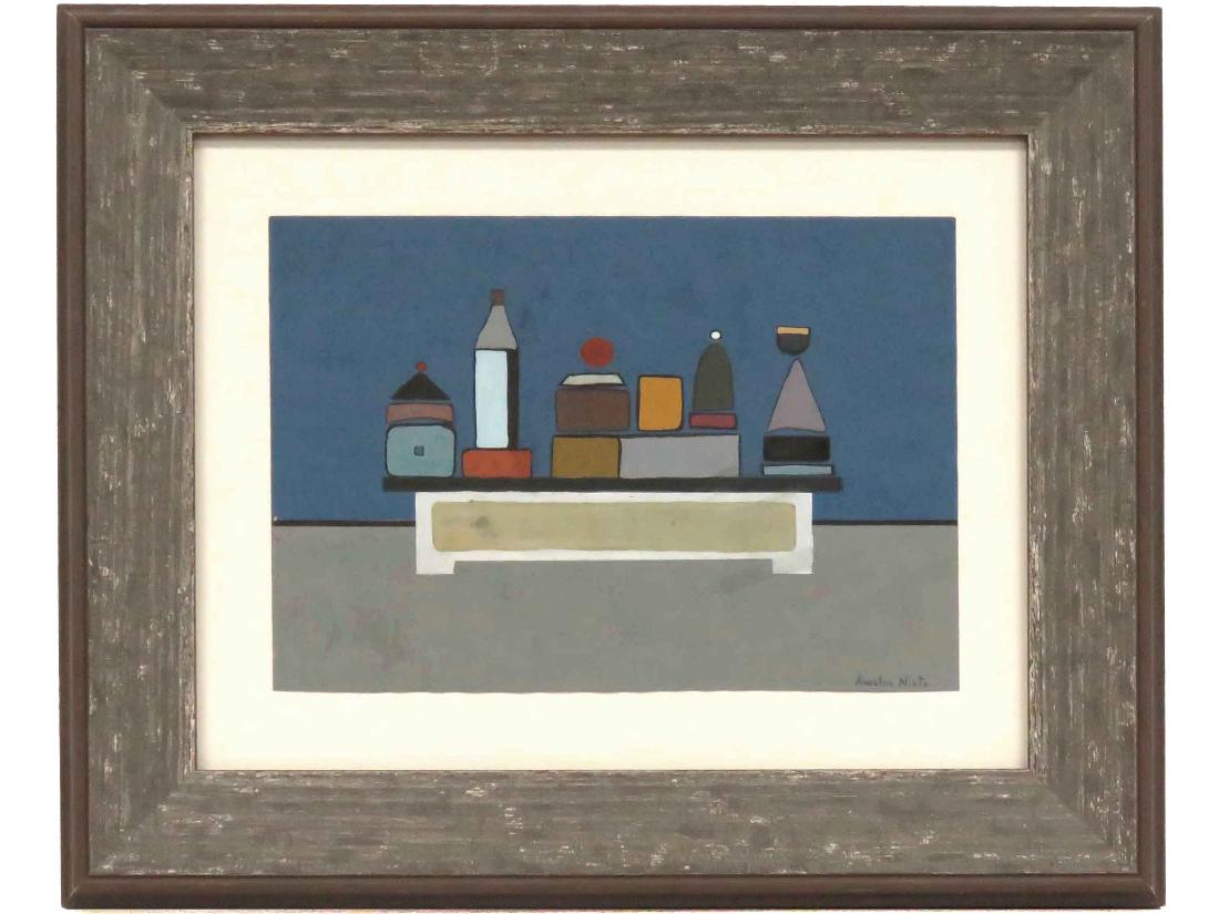 SPANISH SCHOOL (20TH CENTURY), GOUACHE ON PAPER, (1 of 3)