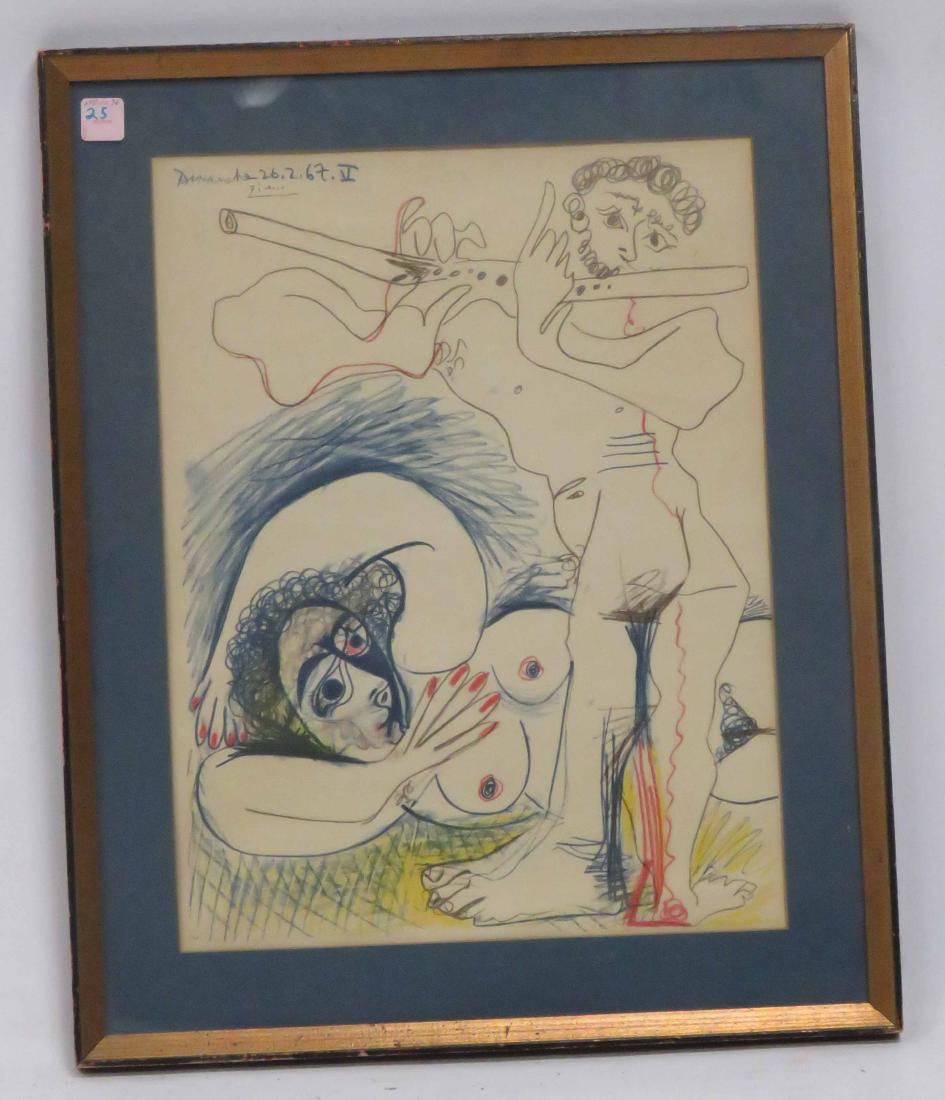 AFTER PABLO PICASSO (SPANISH 1881-1973), LITHOGRAPH IN (1 of 1)