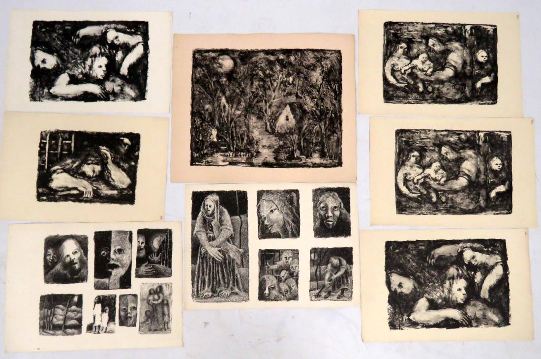 LOT ASSORTED MID-CENTURY MODERN GRAPHICS, ETCHING AND (1 of 3)