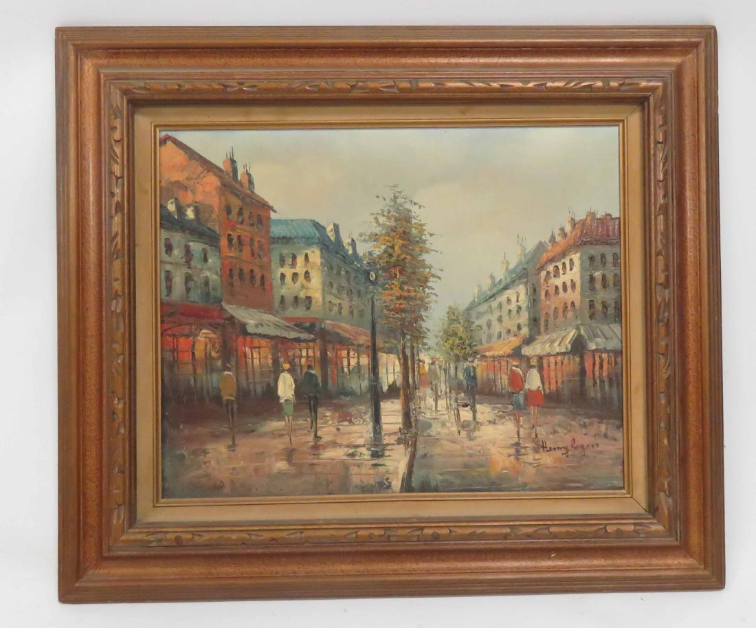 FRENCH SCHOOL (20TH CENTURY), OIL ON CANVAS, STREET (1 of 3)