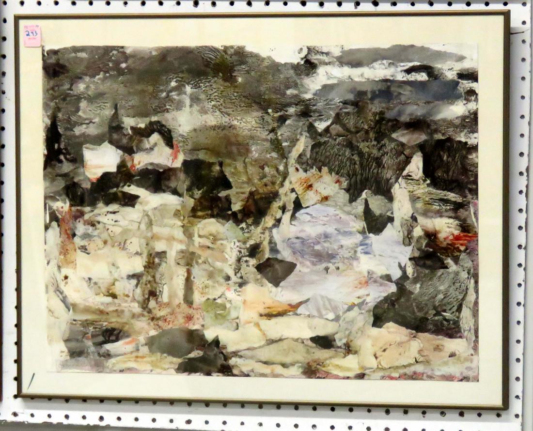 AMERICAN SCHOOL (20TH CENTURY), MIXED MEDIA/COLLAGE, (1 of 1)