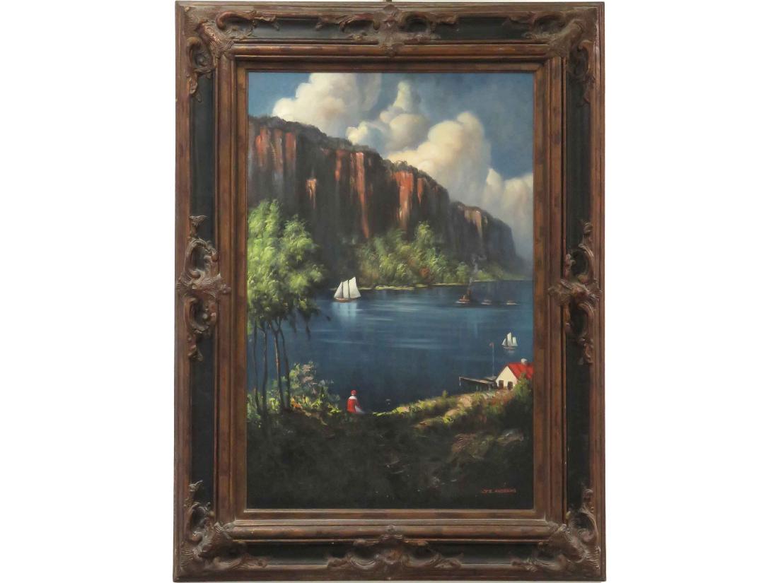 AMERICAN SCHOOL (20TH CENTURY), OIL ON CANVAS, THE (1 of 4)