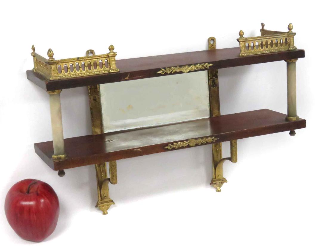 FRENCH STYLE CARVED/GILT BRONZE AND ONYX MOUNTED (1 of 2)