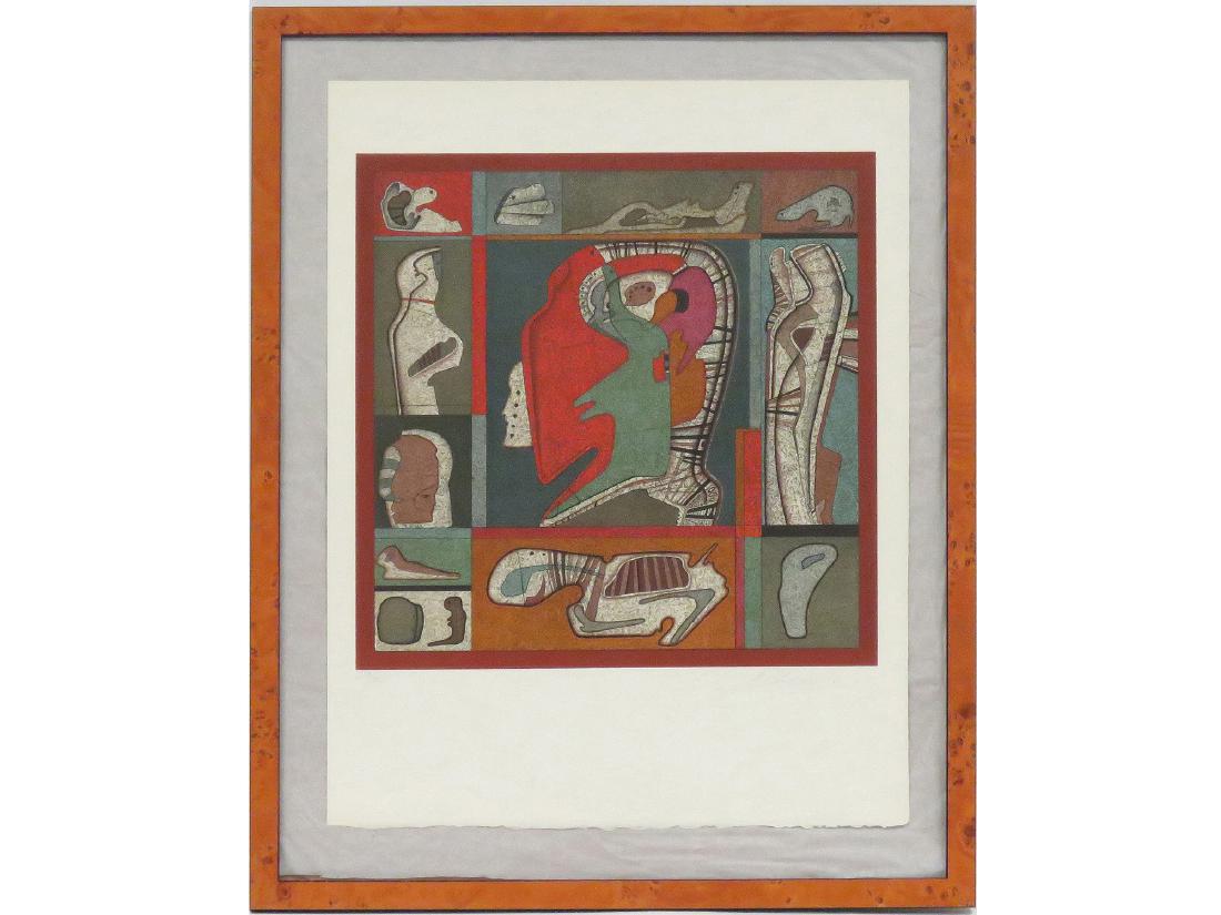 MIKHAIL CHEMIAKIN (RUSSIAN 1943-), COLORED LITHOGRAPH, (1 of 4)