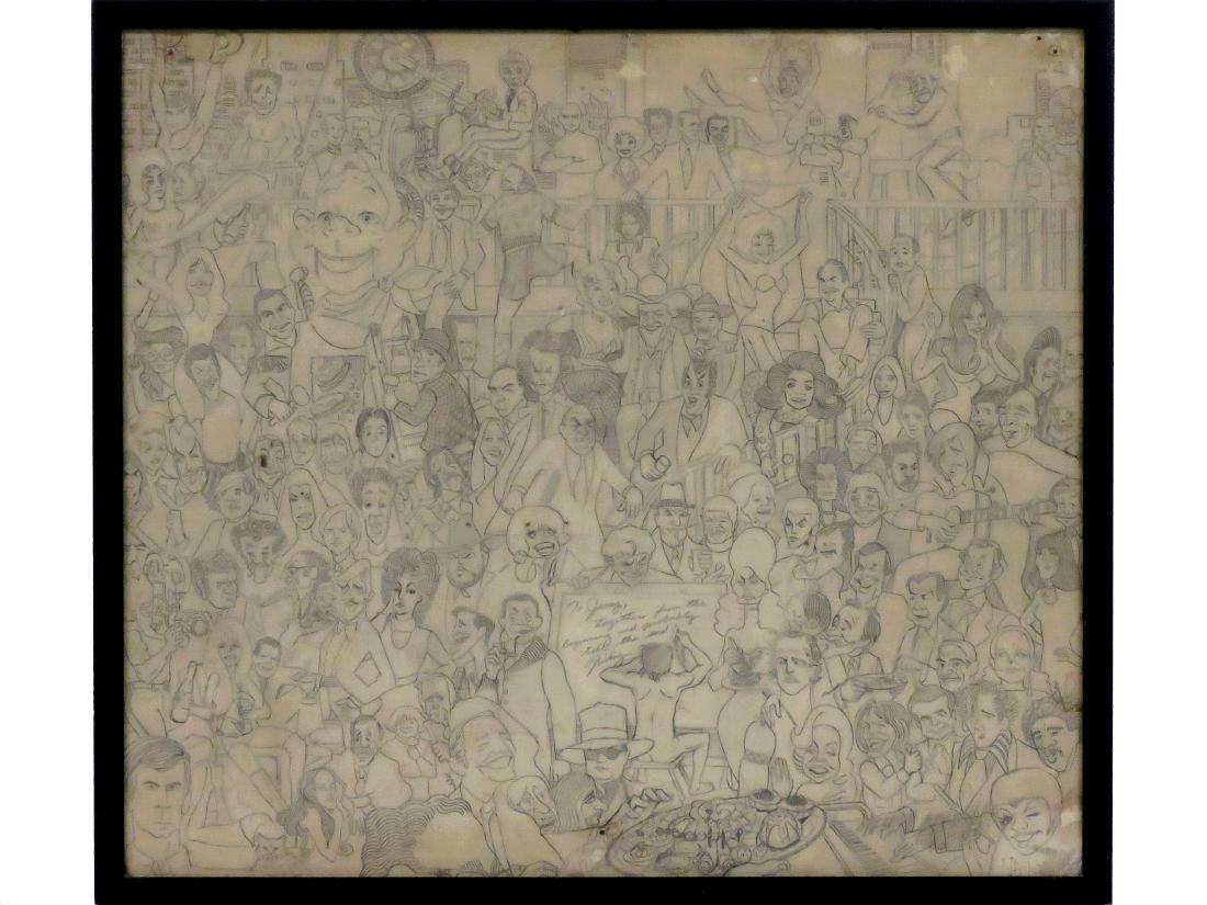 AMERICAN SCHOOL (20TH CENTURY), GRAPHITE ON PAPER, (1 of 4)