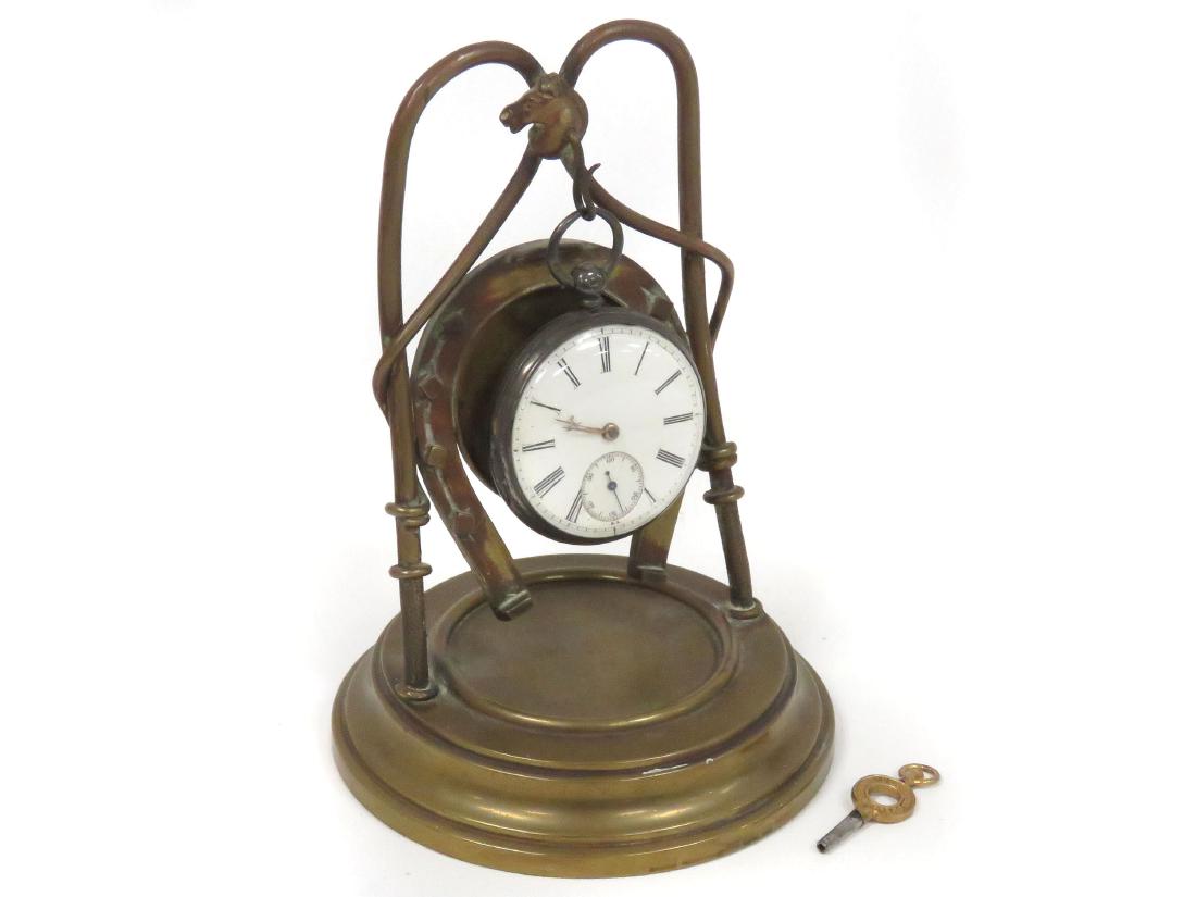 LOT (2) INCLUDING ENGLISH SILVER OPEN-FACE, KEY-WIND (1 of 6)