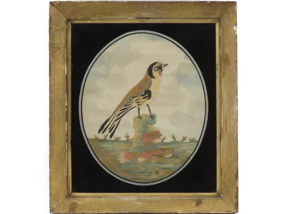 AMERICAN SCHOOL (19TH CENTURY), NEEDLEWORK AND (1 of 2)