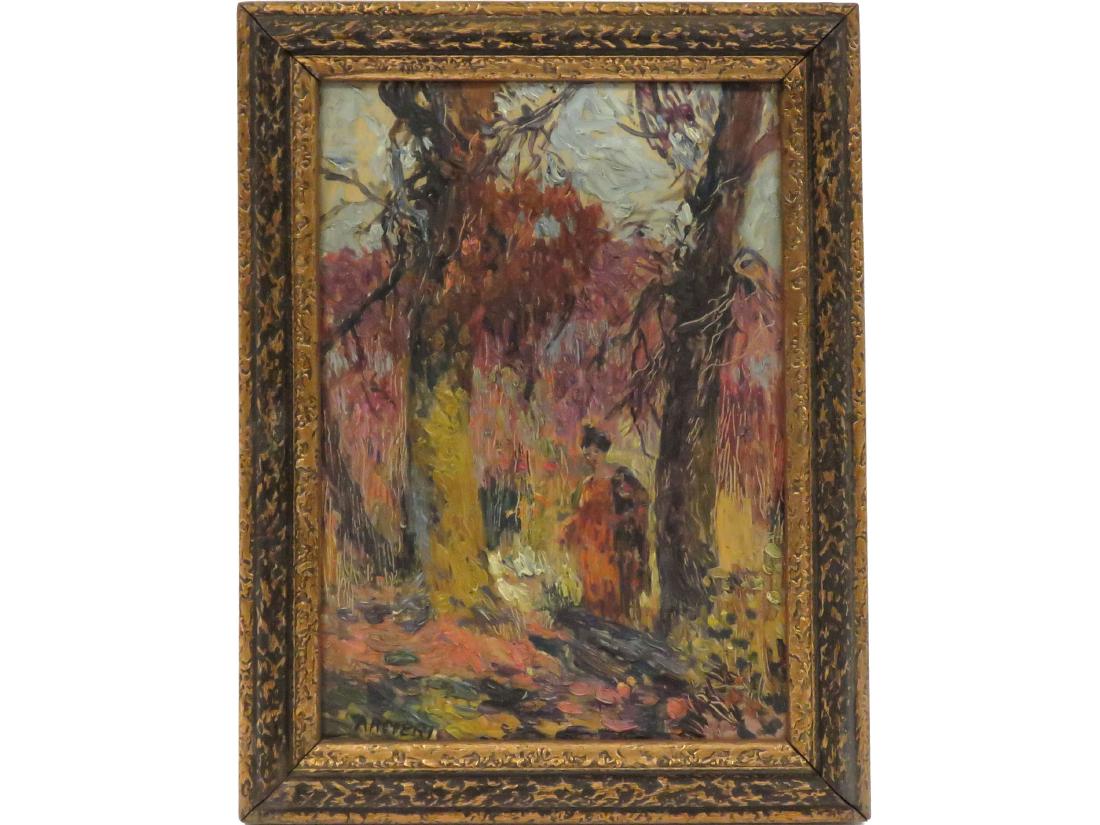 CHARLES FRANK ARCIERI (AMERICAN 1885-1945) OIL ON (1 of 4)