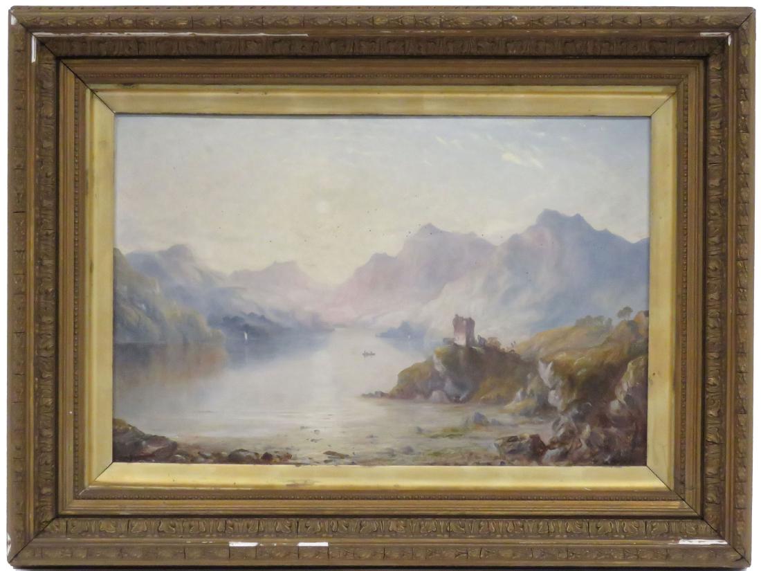 SCOTTISH SCHOOL (19TH CENTURY) WATERCOLOR/GOUACHE, LOCH (1 of 4)