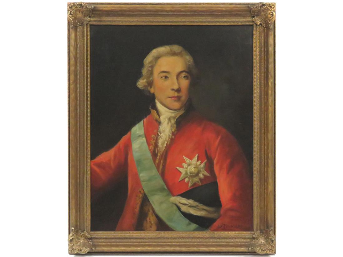 AFTER SIR JOSHUA REYNOLDS, OIL ON CANVAS, PORTRAIT OF (1 of 3)