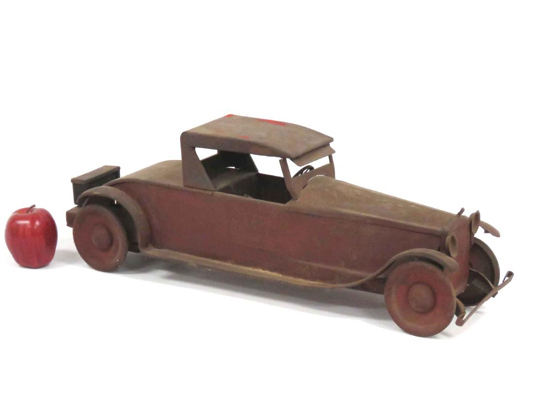 VINTAGE LARGE SCALE TURNER PRESSED STEEL TOURING CAR (1 of 1)
