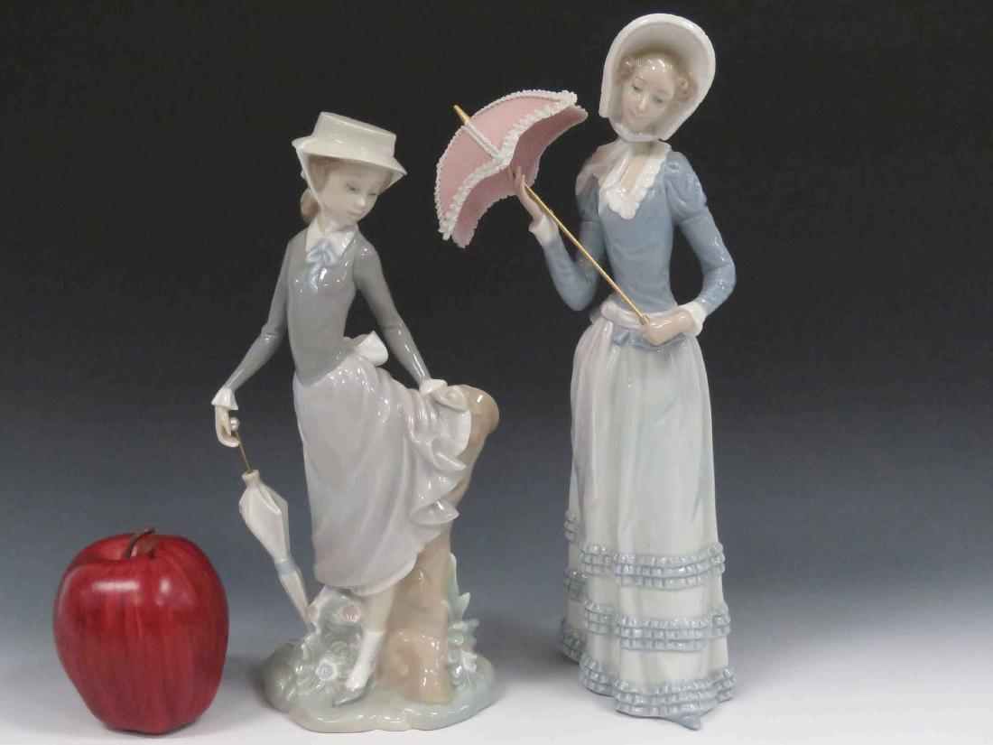 LOT (2) LLADRO PORCELAIN FIGURES INCLUDING YOUNG LADY (1 of 2)