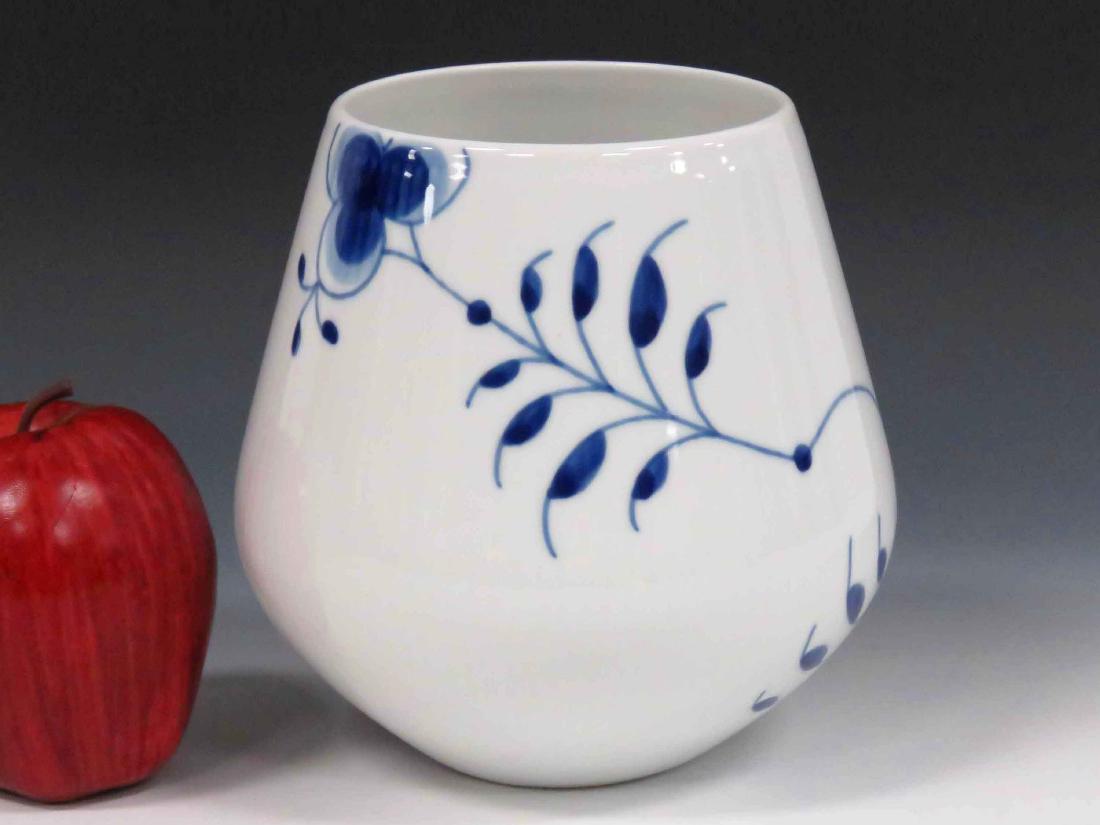 ROYAL COPENHAGEN BLUE FLUTED MEGA VASE BY KAREN (1 of 3)