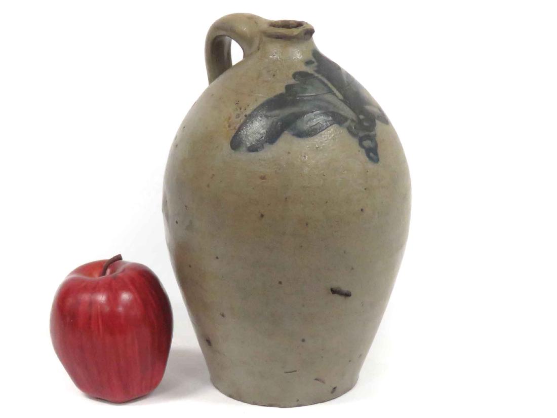 ATTRIBUTED TO W. NICHOLS, POUGHKEEPSIE, DECORATED OVOID (1 of 3)