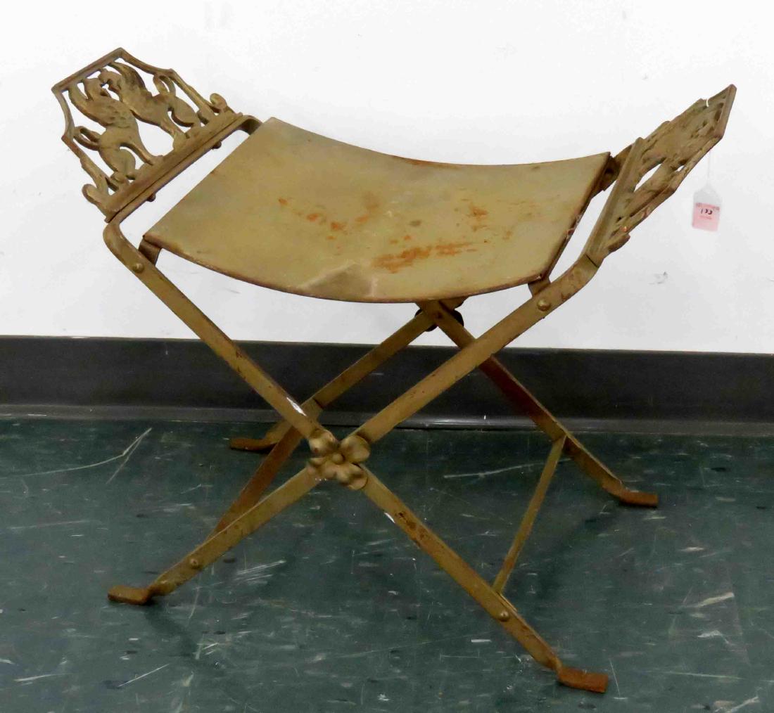 VINTAGE CAST IRON BENCH (1 of 1)