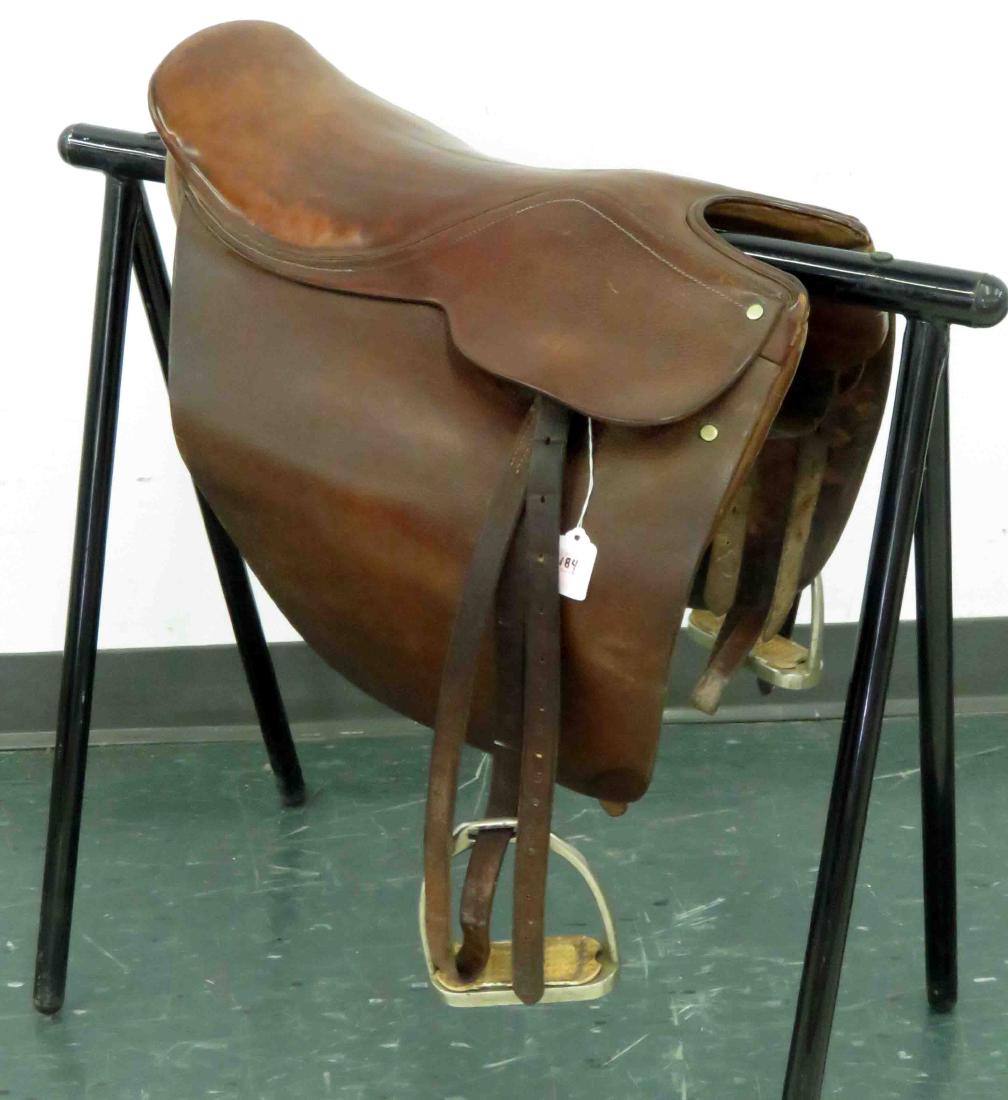JOSEPH STERLING & SONS CUSTOM MADE ENGLISH SADDLE (1 of 1)