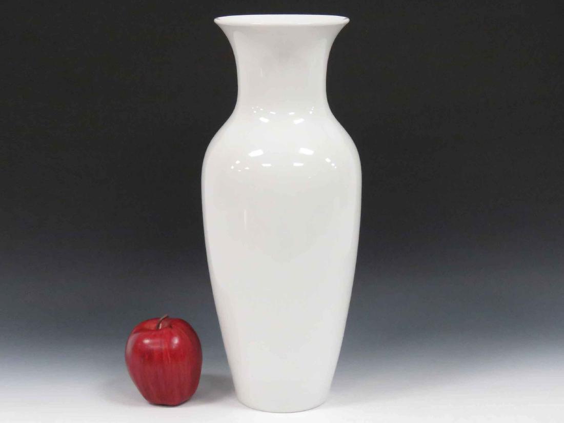 KPM BLANC DE CHINE TALL VASE. HEIGHT 15 1/2": KPM BLANC DE CHINE TALL VASE. HEIGHT 15 1/2"