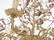 FRENCH STYLE IRON/CRYSTAL 6-ARM CHANDELIER. HEIGHT 20"; - 4