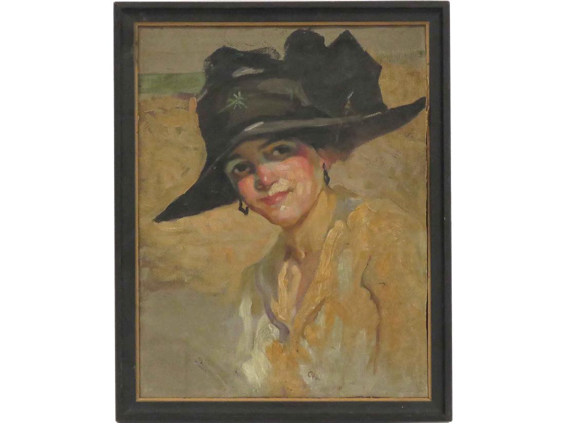 CHARLES FRANK ARCIERI (AMERICAN 1885-1945), OIL ON CUT (1 of 3)