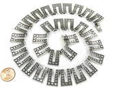 TAXCO/MEXICO 950 STERLING NECKLACE, M RODRIGUEZ