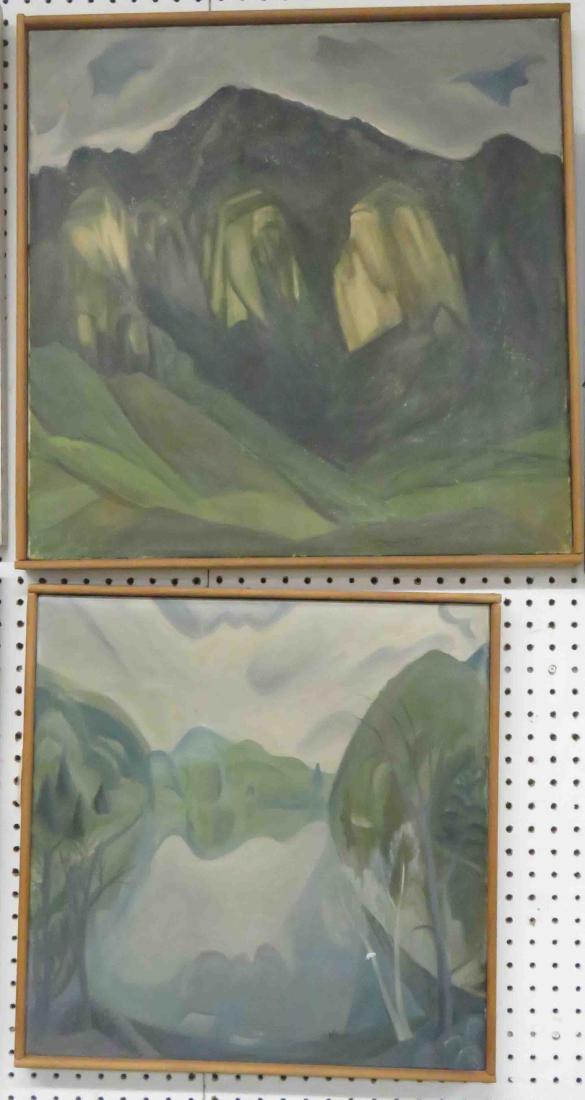 FLORENCE NAUMBERG CANE (AMERICAN 1882-1952) LOT (2) OIL (1 of 3)