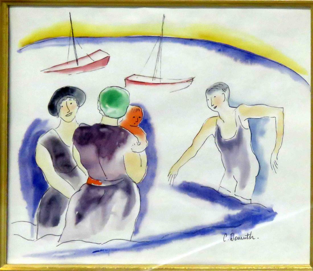 CHARLES HENRY DEMUTH (AMERICAN 1883-1935), WATERCOLOR & (1 of 1)