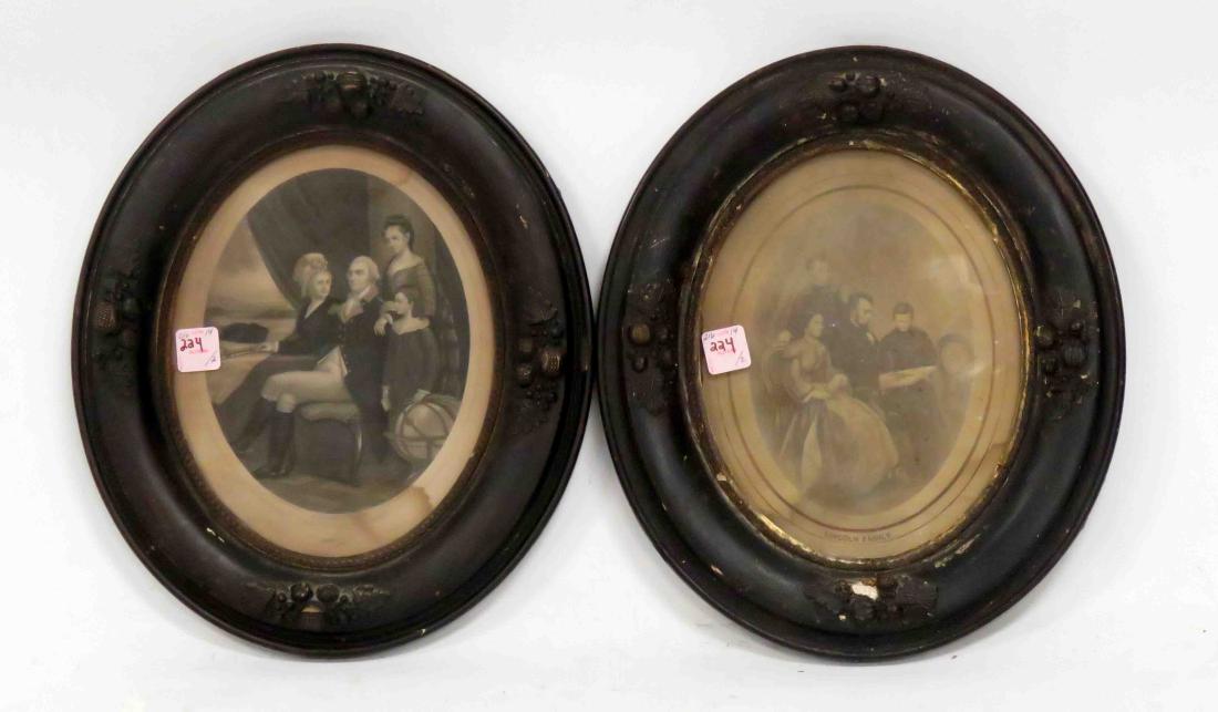 LOT (2) INCLUDING ALBUMEN PHOTOGRAPH, "THE LINCOLN (1 of 1)