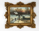 MARY ELIZABETH KING (AMERICAN 1899-1991) OIL ON CANVAS,