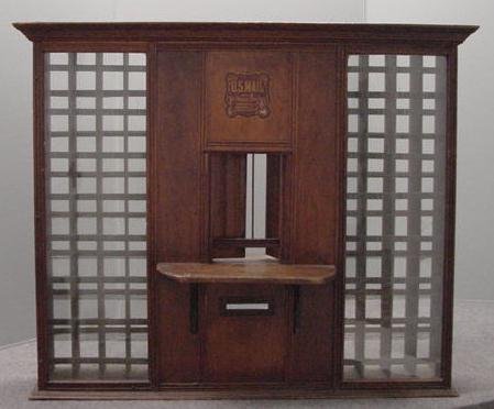 WARWICK P.O. LETTER BOX SECTION: WARWICK POST OFFICE OAK LETTER BOX SECTION, C.1896. HEIGHT 47 1/2"; WIDTH 57 1/2" **PLEASE NOTE: DUE TO THE SIZE AND/OR FRAGILITY OF THIS LOT STANDARD IN-HOUSE SHIPPING IS NOT AVAILABLE PLEASE CONTACT