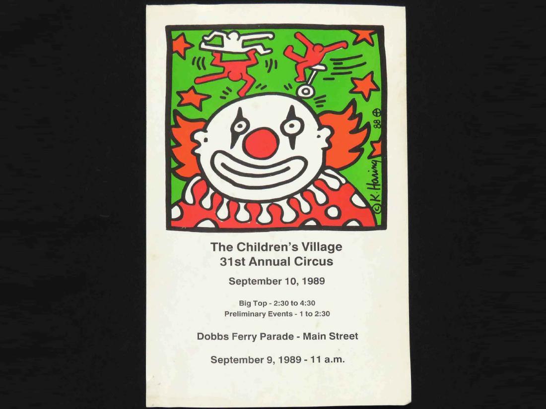 KEITH HARING (AMERICAN 1958-1990), SERIGRAPHIC POSTER, (1 of 3)