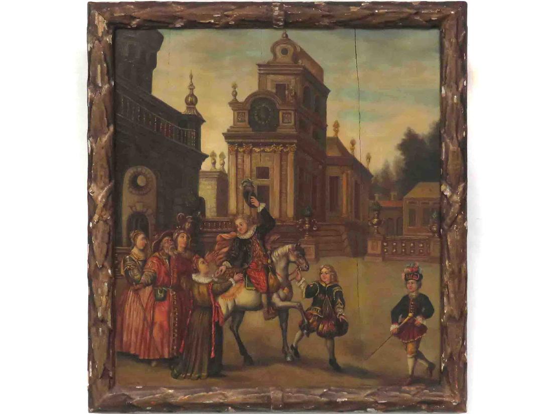 FRENCH SCHOOL (17/18TH CENTURY), OIL ON CRADLED PANEL, (1 of 3)