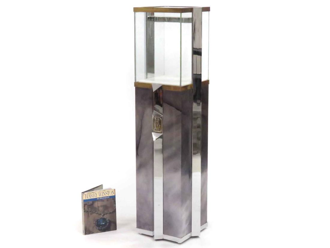 LOT (2) INCLUDING VINTAGE HARRY WINSTON STEEL/BRASS, (1 of 4)