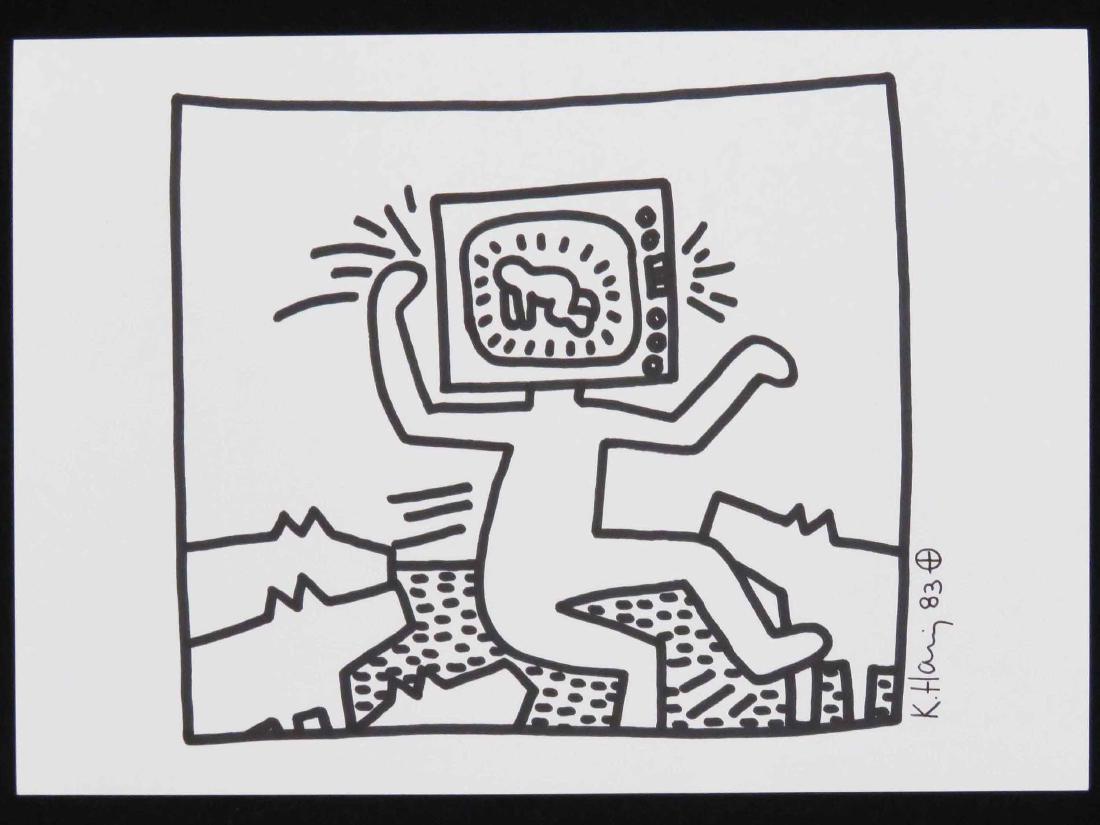 AFTER KEITH HARING (AMERICAN 1958-1990), MARKER ON (1 of 3)