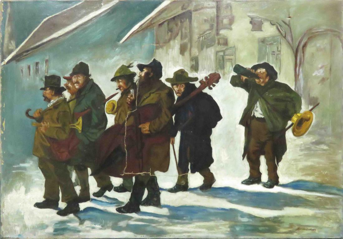 RUSSIAN SCHOOL (20TH CENTURY), OIL ON CANVAS, AFTER THE (1 of 2)