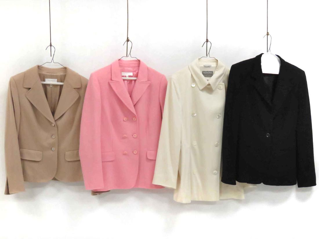 LOT (4) ITALIAN DESIGNER WOOL/CASHMERE BLAZERS/JACKETS (1 of 6)