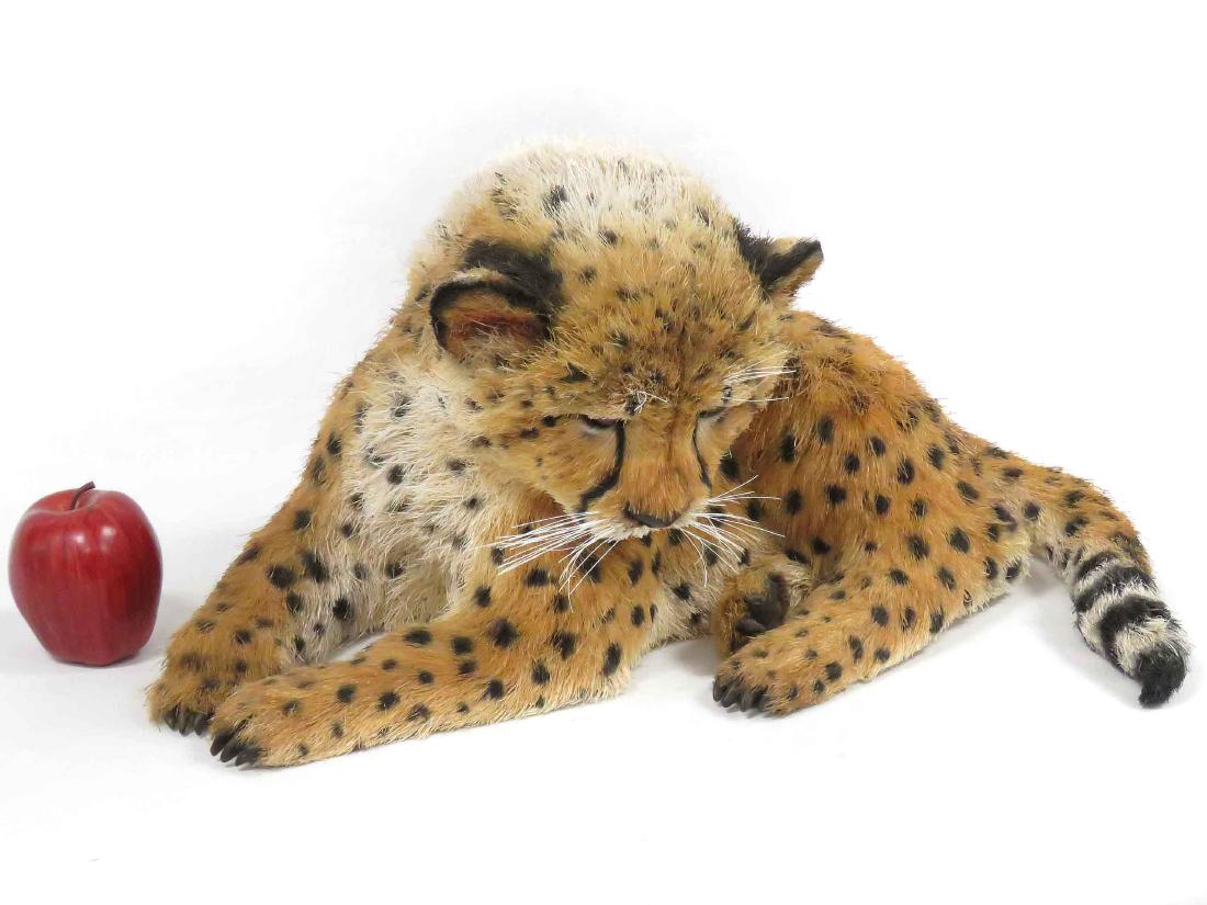 ANNE ANDERSON SISAL SCULPTURE, "MIRA" NEWBORN CHEETAH (1 of 2)