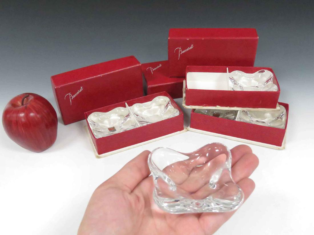 LOT (3) SETS BACCARAT CRYSTAL ASH RECEIVERS (6), (1 of 3)