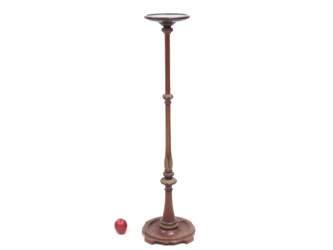 REGENCY STYLE CARVED/PARCLE GILT FERN STAND. HEIGHT 51" (1 of 3)