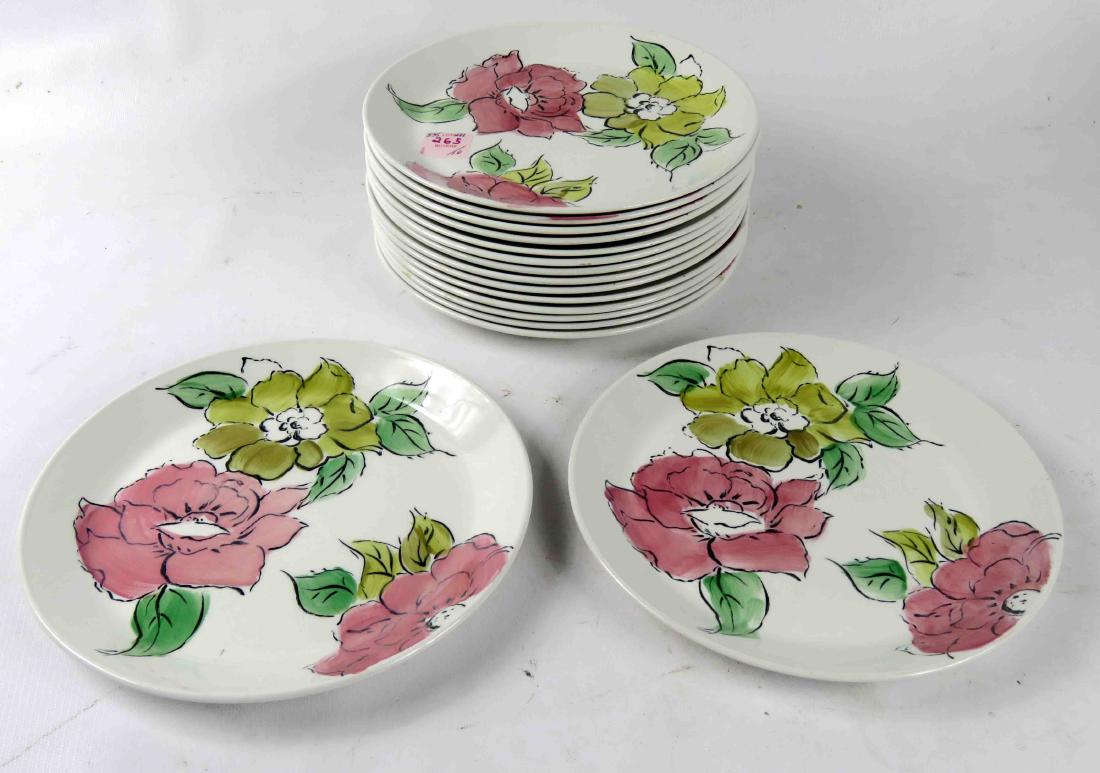 SET (16) JOHNSON BROS "CARMEL" PATTERN PORCELAIN (1 of 2)