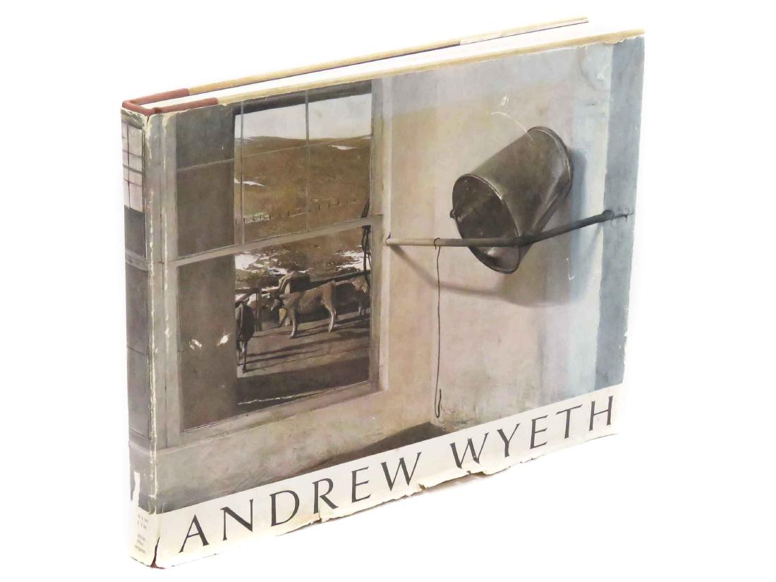 FOLIO VOLUME-ANDREW WYETH, RICHARD MERYMAN, HOUGHTON: FOLIO VOLUME-ANDREW WYETH, RICHARD MERYMAN, HOUGHTON MIFFLIN PUBLISHERS, 1ST ED, 1968 (DJ)