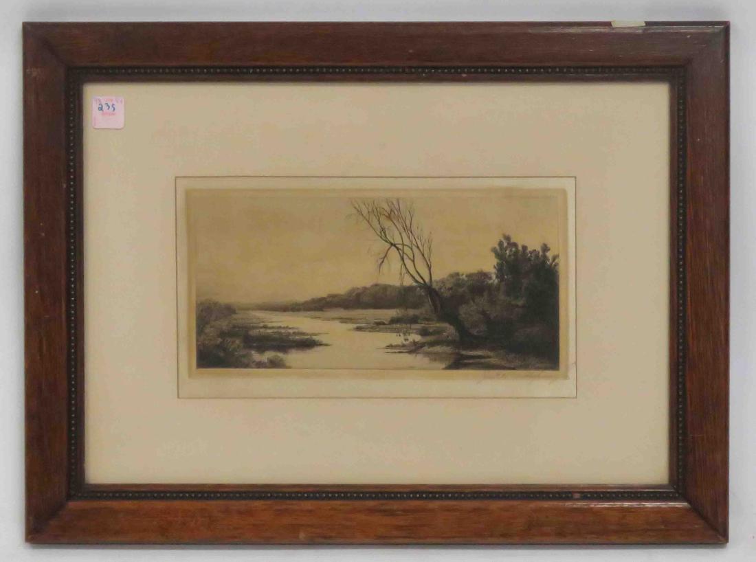 J.H. MILLSPAUGH (AMERICAN 19TH CENTURY), ETCHING ON (1 of 1)