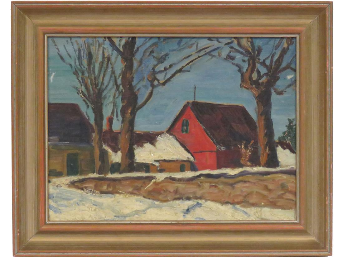 THEOPHILE SCHNEIDER (AMERICAN 1876-1960), OIL ON CANVAS (1 of 3)