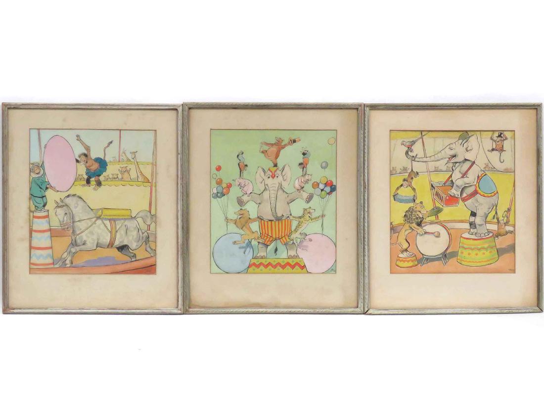 TONY SARG (AMERICAN 1882-1942) LOT (3) WATERCOLOR & (1 of 5)