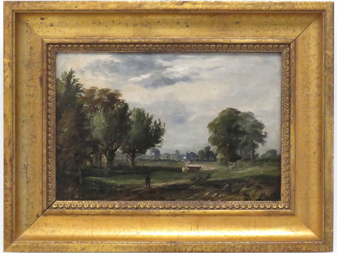 FRENCH SCHOOL (19TH CENTURY), OIL ON CANVAS, LANDSCAPE (1 of 3)