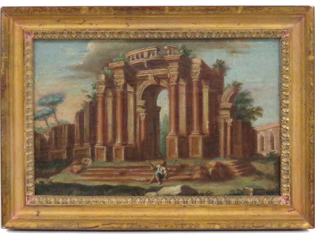 ITALIAN SCHOOL (19TH CENTURY), OIL ON CANVAS LAID ON (1 of 4)