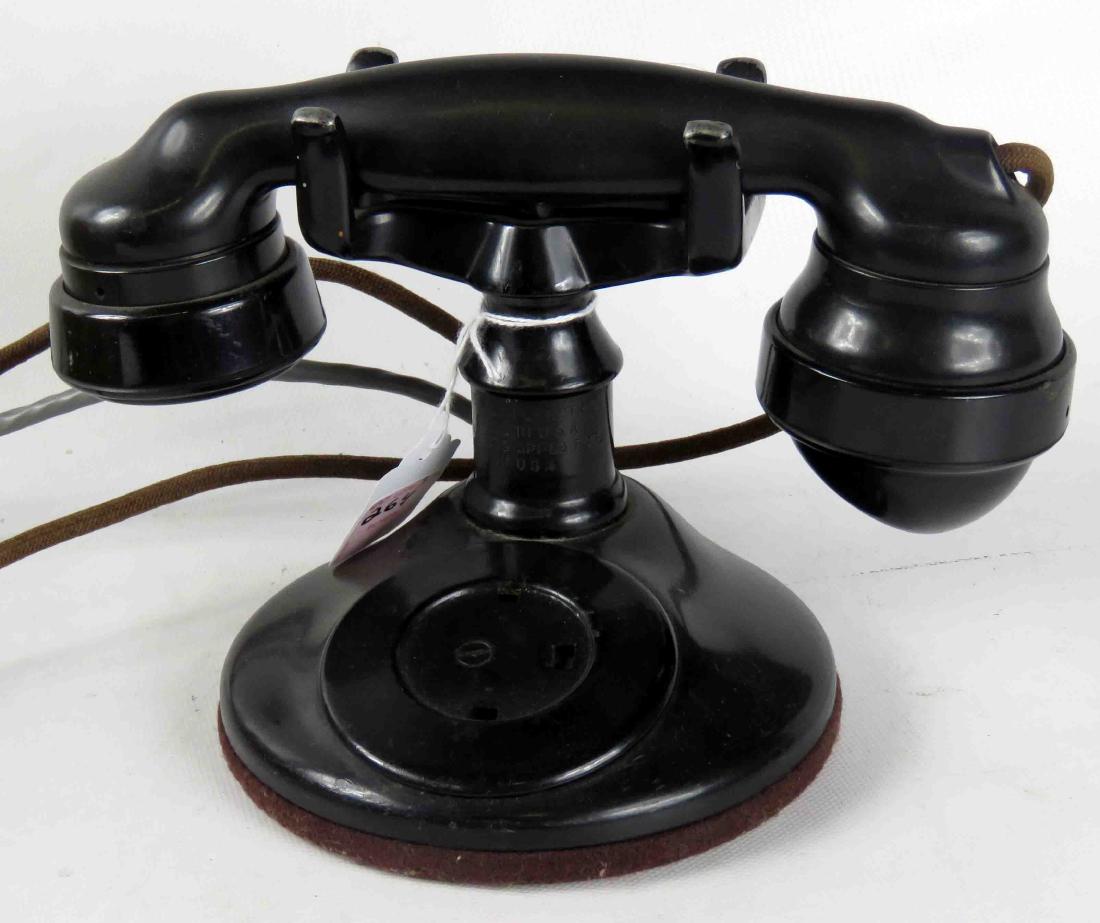 VINTAGE WESTERN ELECTRIC CRADLE TELEPHONE (WORKING)