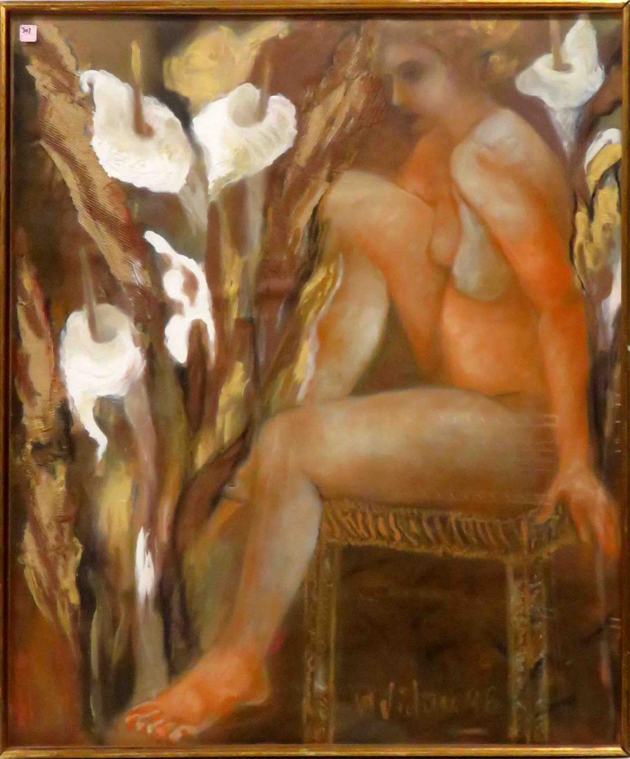 AMERICAN SCHOOL (20TH CENTURY), MIXED MEDIA (OIL & (1 of 1)