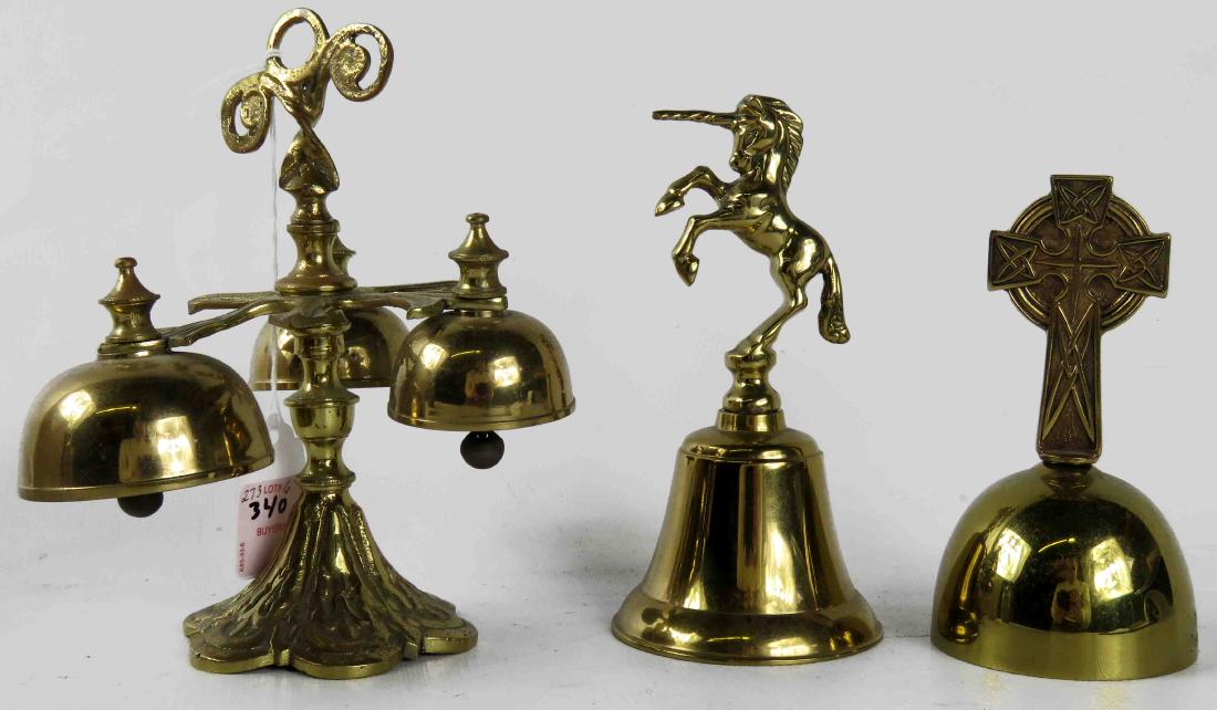 LOT (3) INCLUDING BRASS ALTAR BELLS (1 of 1)