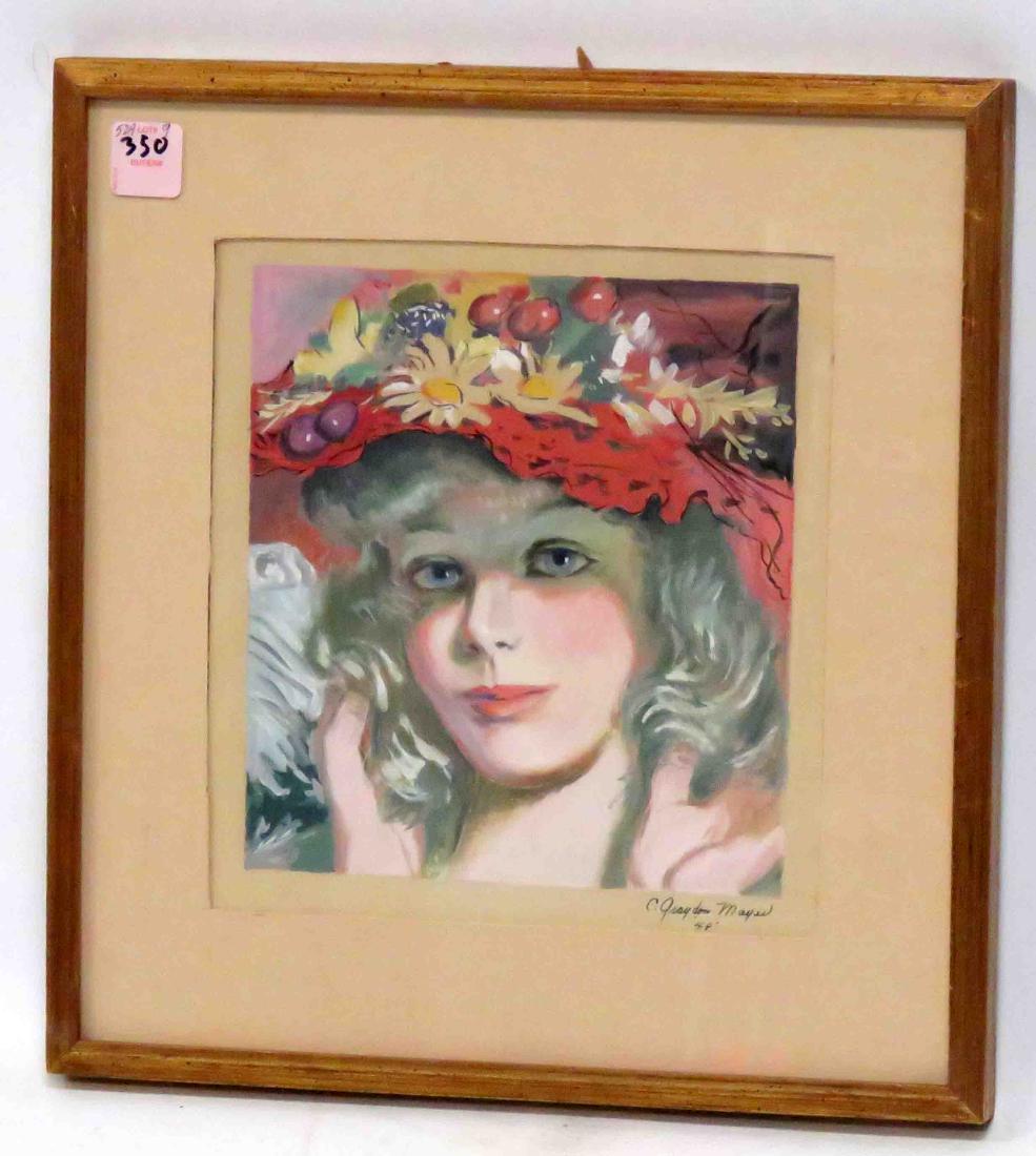 C. GRAYDON MAYER (AMERICAN 1927-2004), GOUACHE, YOUNG (1 of 1)